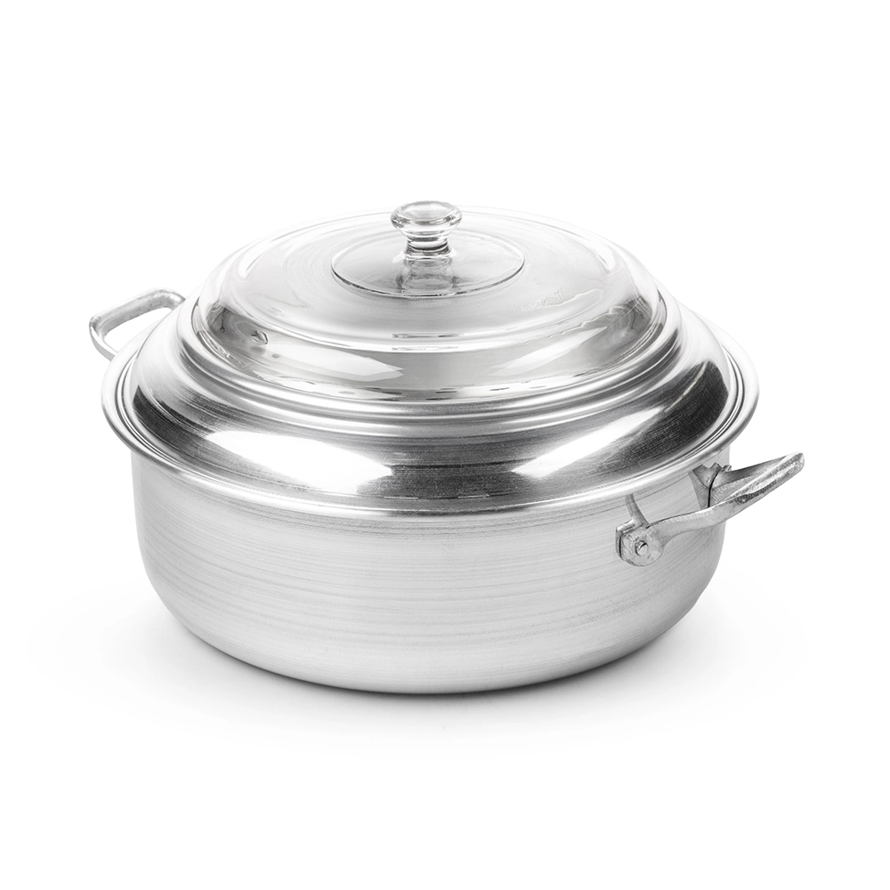 Cacerola 3 en 1 con Tapa de Vidrio 10L Aluminio Acmir 2000