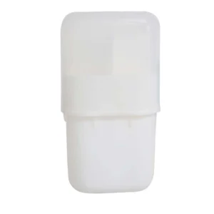 Porta Cubiertos Con Tapa y Divisiones Blanco Europlast