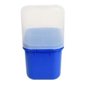 Portacubiertos con Tapa y Divisiones Azul Europlast