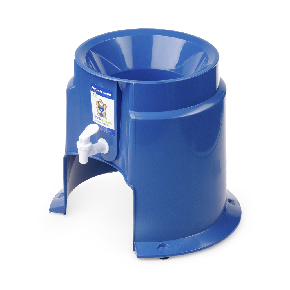 Porta Garrafón con llave Azul Plástico Trends