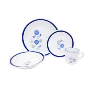 Vajilla 16 Pzas Bidens Blue Santa Anita