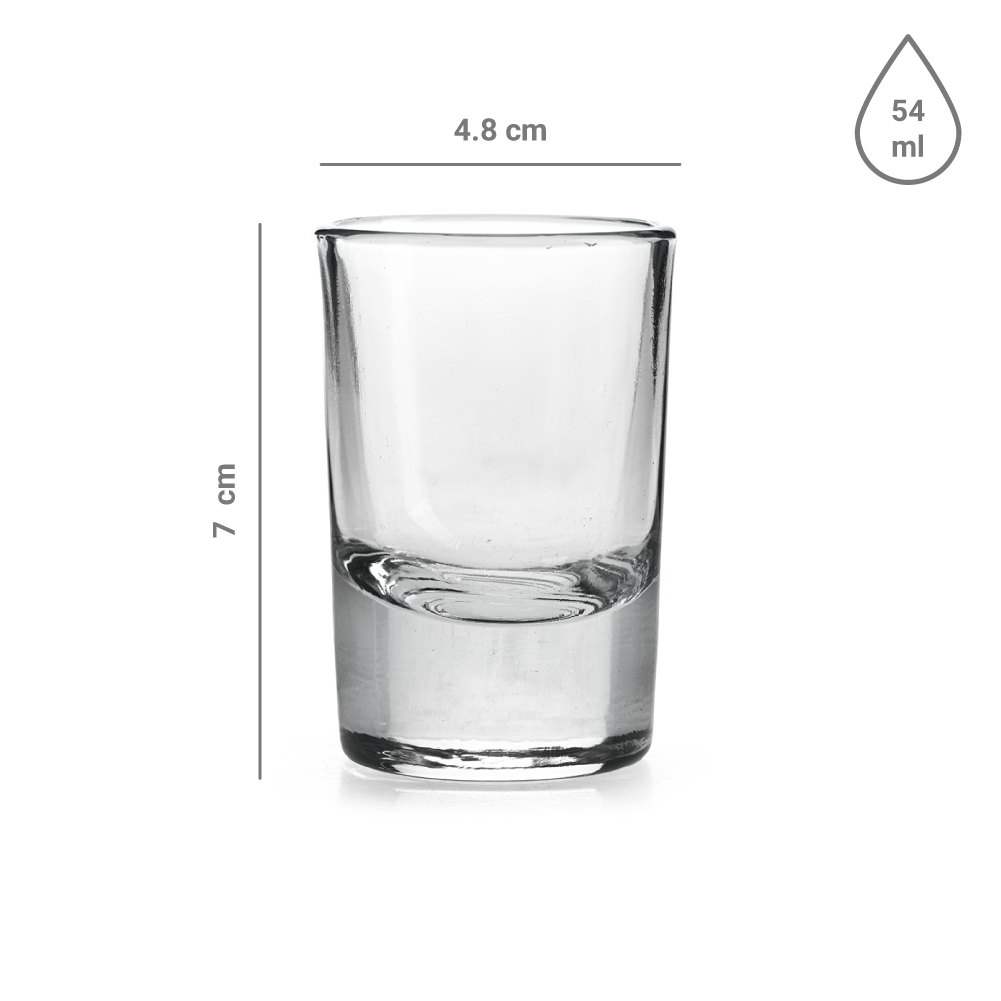 Vaso Tequilero 54ml Vidrio Santos 48 Piezas - Imagen 2
