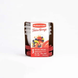 Juego 3 Recipientes 473ml Plástico Rubbermaid