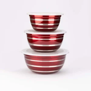 Juego 3 Bowl Acero Inoxidable Luxury Generation