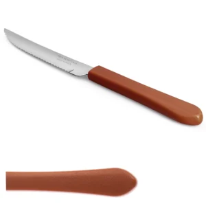 Cuchillo Leme Rojo Acero Inoxidable Tramontina