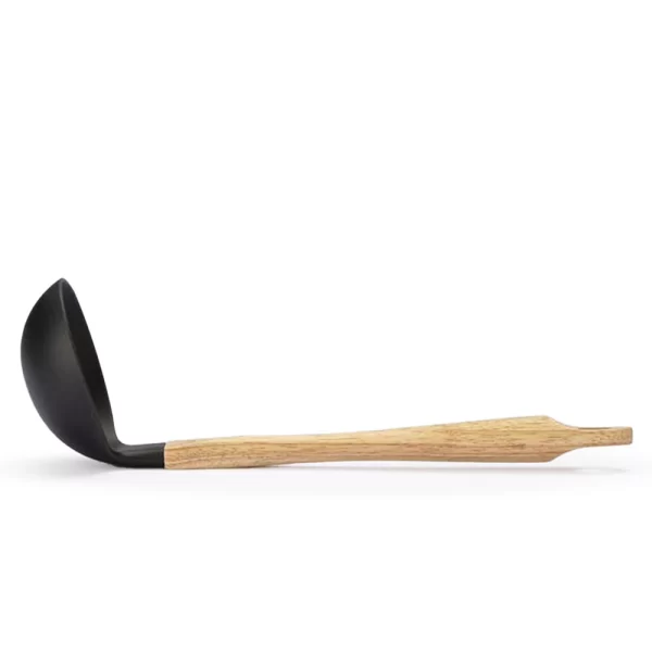 Cucharon Nylon mango de madera Tab and kit