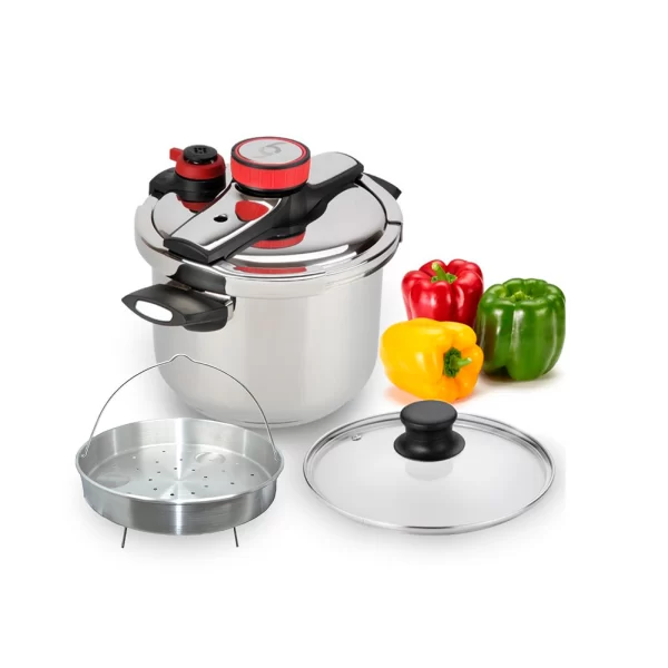 Olla Express 8L Acero Inoxidable Bogner - Imagen 2