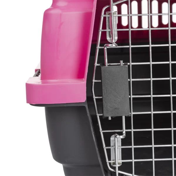 Casa Transportadora Para Perro Kennel Chico Rosa Duna - Imagen 3
