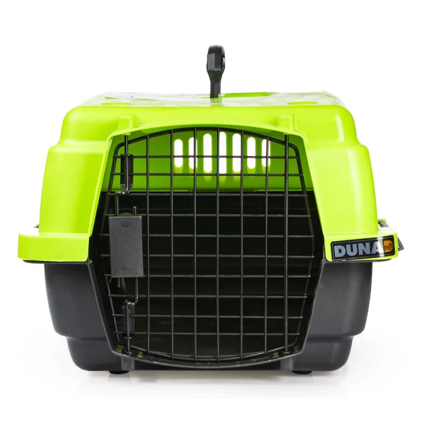 Casa Transportadora Para Perro Kennel Chico Verde Duna