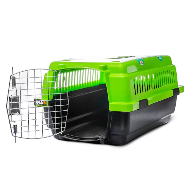Casa Transportadora Para Perro Kennel Chico Verde Duna - Imagen 5
