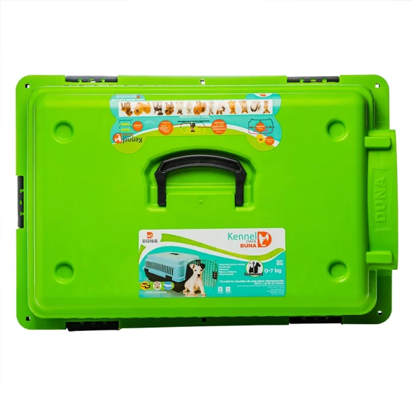 Casa Transportadora Para Perro Kennel Chico Verde Duna - Imagen 6