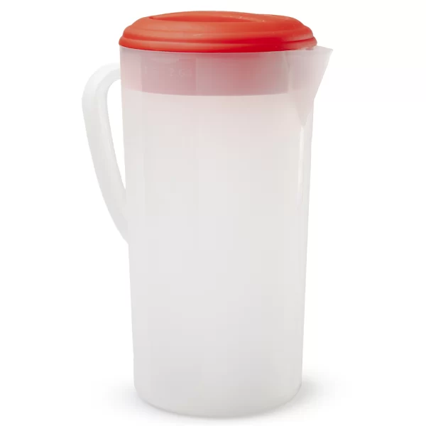 Jarra de Plástico Transparente con tapa, 2.5 L Pymsa