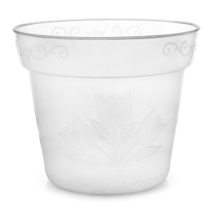 Maceta Orquídea 20cm Plástico Transparente