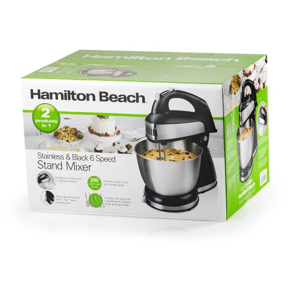 Batidora Pedestal 6 Velocidades Hamilton Beach potente motor