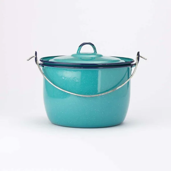 Olla convexa turquesa 3L con tapa Cinsa