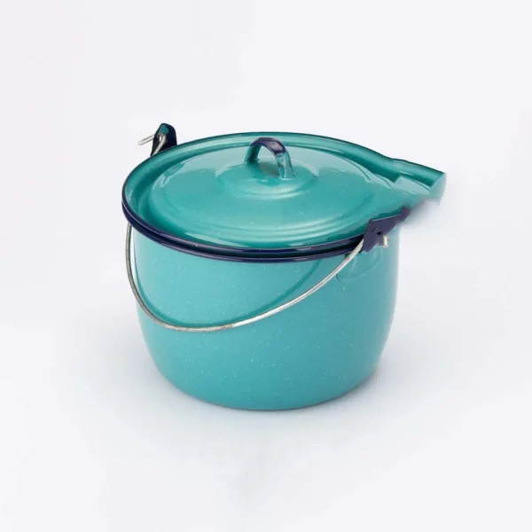 Olla convexa turquesa 3L con tapa Cinsa