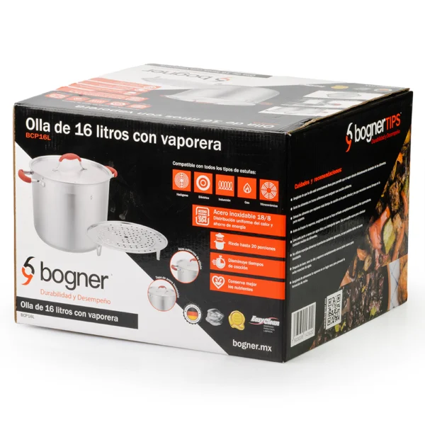 Olla Vaporera 16L Bogner - Imagen 7