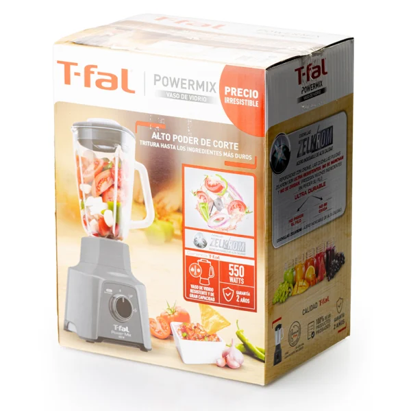 Licuadora 2 Velocidades Powermix Gris T-Fal - Imagen 6