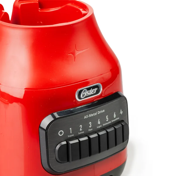 Licuadora 6 Velocidades kitchen Roja Oster - Imagen 4