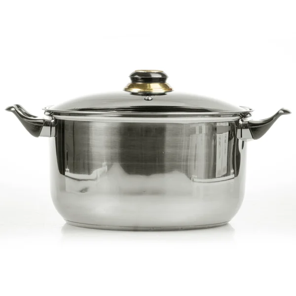 Batería de Cocina La Poblana 12 Piezas Acero Inoxidable Negra - Imagen 3