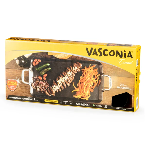 Parrilla Doble Aluminio Vasconia - Imagen 5