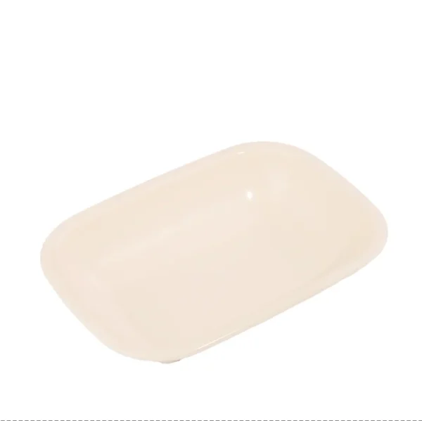 Plato Cuadrilongo Beige 650ml Melamina Távola - Imagen 2