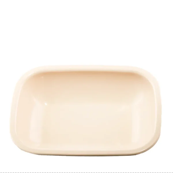 Plato Cuadrilongo Beige 650ml Melamina Távola - Imagen 3