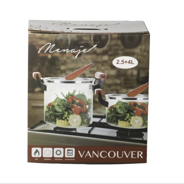 Batería de Cocina Vancouver Vidrio - Imagen 5