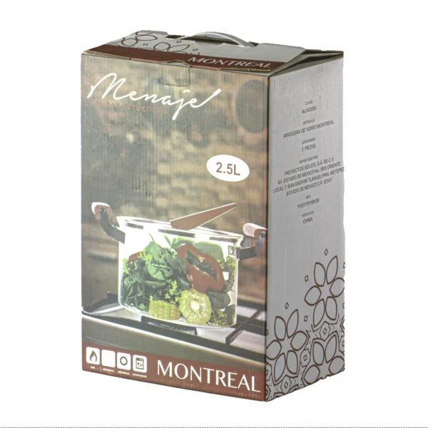 Arrocera Montreal 2.5L Vidrio - Imagen 5