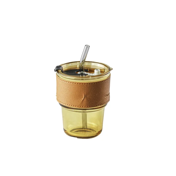Vaso con Tapa 300ml Vidrio - Imagen 3