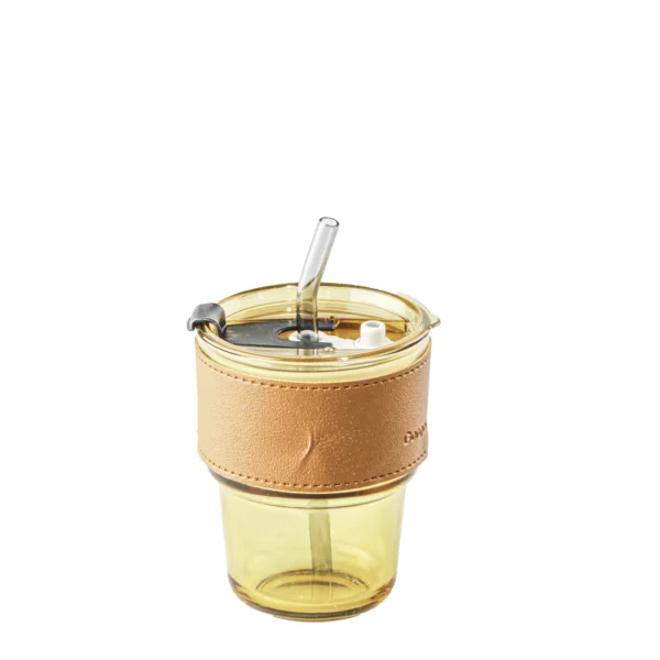 Vaso con Tapa 300ml Vidrio - Imagen 4