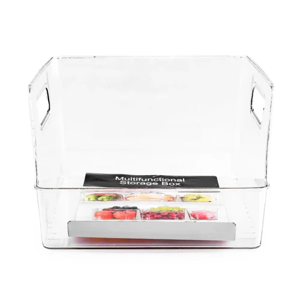 Charola Organizadora Para Refrigerador Mediana Plástico - Imagen 2