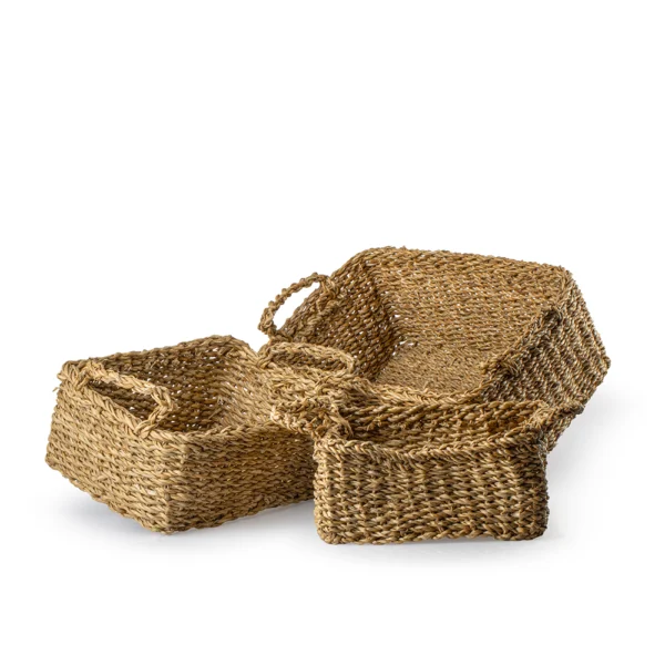 Juego De 3 Canastas Zostera Orgánicas Love And Lemons - Imagen 5