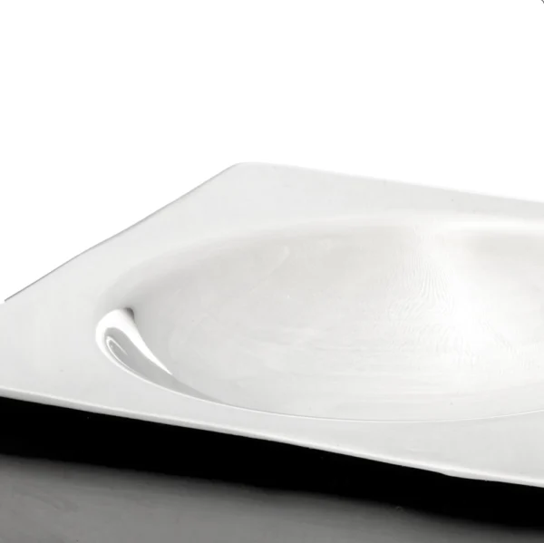 Jabonero Cuadrado Plateado 10.5cm Acero Inoxidable Nuvó - Imagen 2