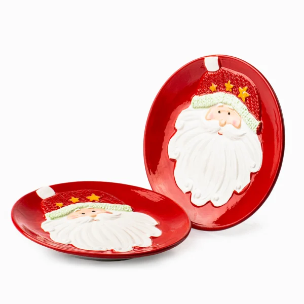 Plato Papá Noel 15cm Dolomita Love And Lemons - Imagen 3