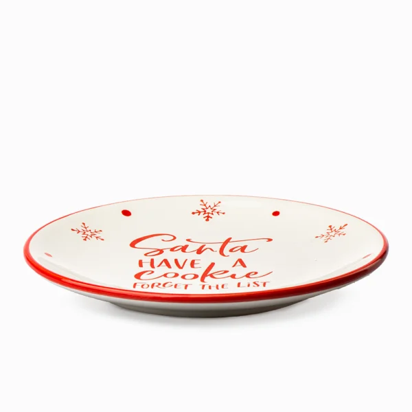 Plato Santa Cookies 20.5cm Cerámica Love And Lemons - Imagen 2