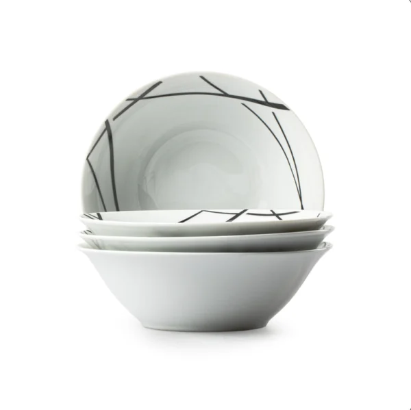 Vajilla 16pzas Black Line Porcelana RSXXI - Imagen 4