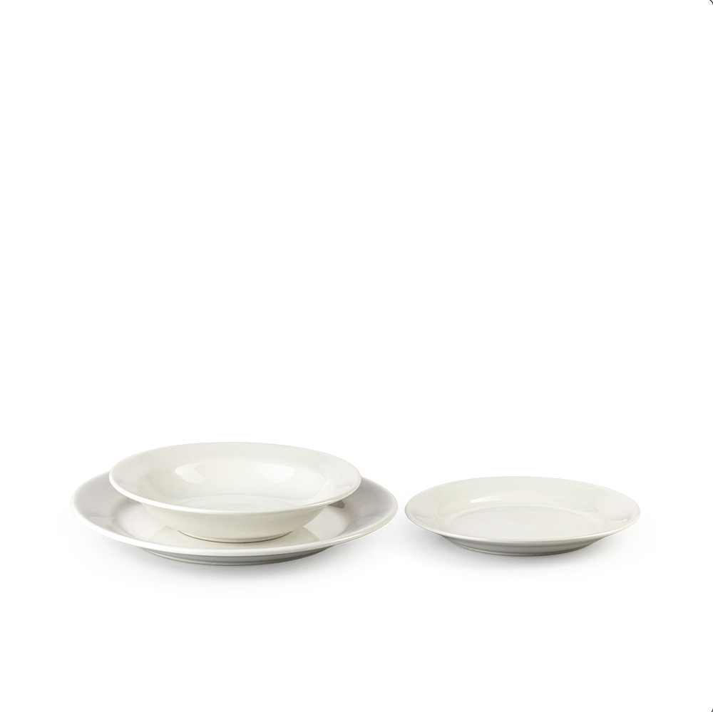 Vajilla Barcelona 12pzas Loza Santa Anita - Imagen 2