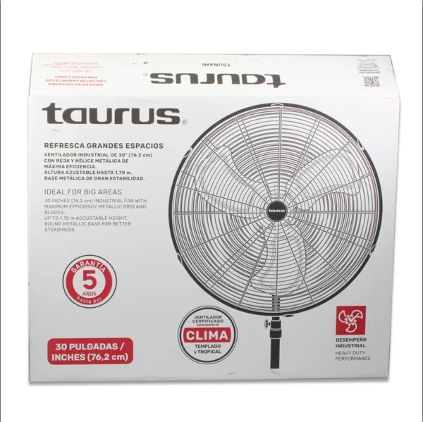 Ventilador Industrial Pedestal Tsumani 30 Pulgadas Taurus - Imagen 5