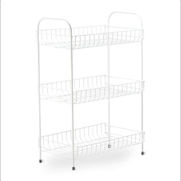 Estante Triple Multiusos Acero Metaltex