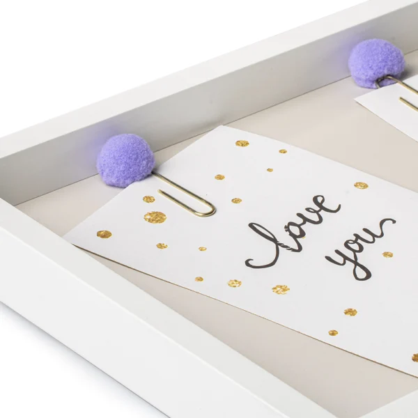 Portarretrato Clips Blanco 39X22cm Love And Lemons - Imagen 4