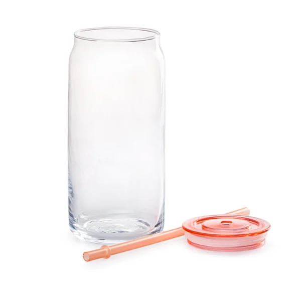 Vaso Con Tapa 600ml Vidrio - Imagen 3