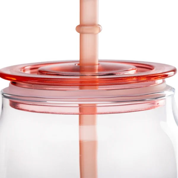 Vaso Con Tapa 600ml Vidrio - Imagen 4
