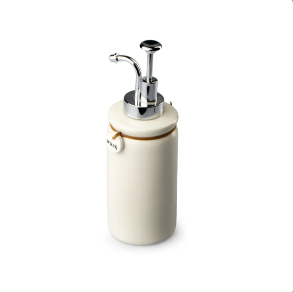 Dispensador De Jabón Wash 350ml Cerámica Top Choice - Imagen 2