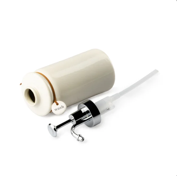 Dispensador De Jabón Wash 350ml Cerámica Top Choice - Imagen 3