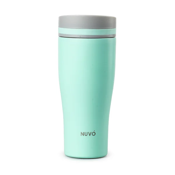Termo Doble Pared Verde 380ml Acero Inoxidable Nuvó