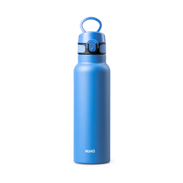 Termo Sujetafácil Azul 750ml Acero Inoxidable Nuvó