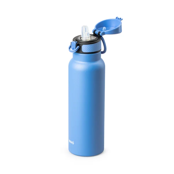 Termo Sujetafácil Azul 750ml Acero Inoxidable Nuvó - Imagen 2