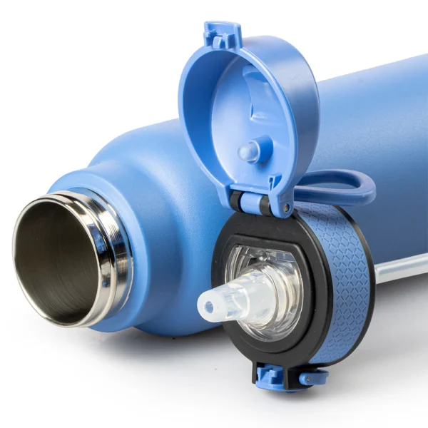 Termo Sujetafácil Azul 750ml Acero Inoxidable Nuvó - Imagen 4
