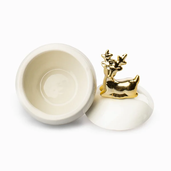 Joyero Reno Rudolph Dorado Porcelana Love And Lemons - Imagen 4